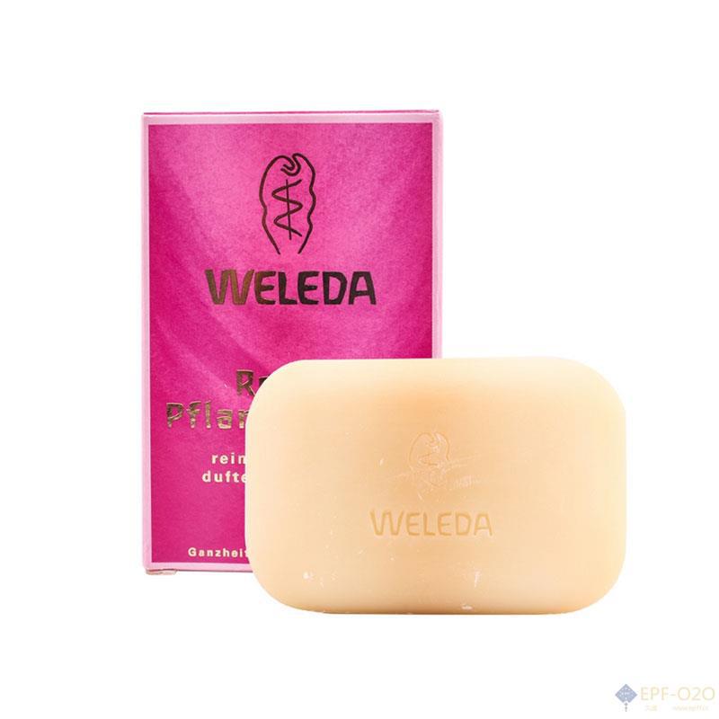 Weleda维蕾德 天然玫瑰植物香皂 润肤保湿不刺激 100g