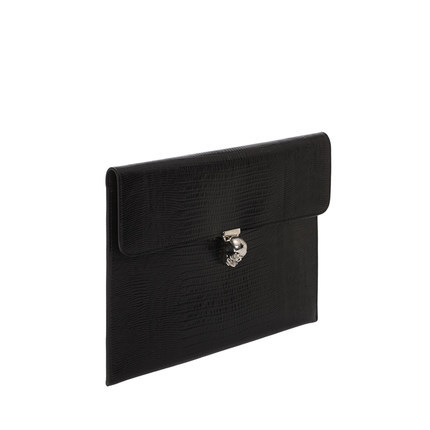 ALEXANDER MCQUEEN麦昆女包16春款压纹牛皮信封包358701DH90N1000