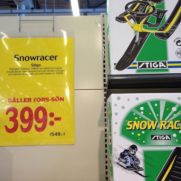 Photo taken at Coop Forum Bromma by Brian A. on 2/2/2013-瑞典斯德哥尔摩布洛马伍鲁三达街189号 Photo taken at Coop Forum Bromma by Brian A. on 2/2/2013