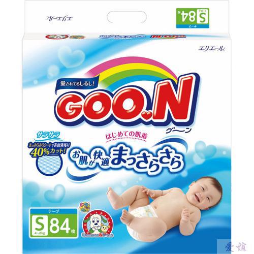 【爱谊精品】GOO.N大王纸尿裤小号S84片 标准装
