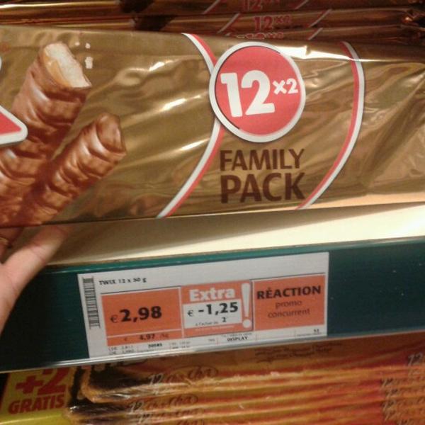 Photo taken at Colruyt by Romain B. on 10/13/2012