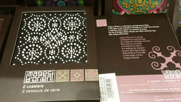 意大利进口餐具垫子-IMAGEST D'ORIENT黑白餐具垫子 餐垫 餐具垫