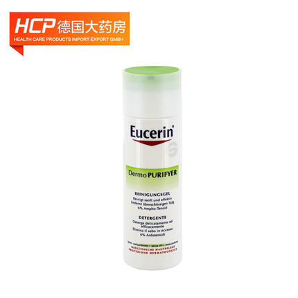 德国药房直邮 优色林Eucerin 控油调理洁面晶露200ml 德国药房直邮 优色林Eucerin 控油调理洁面晶露200ml