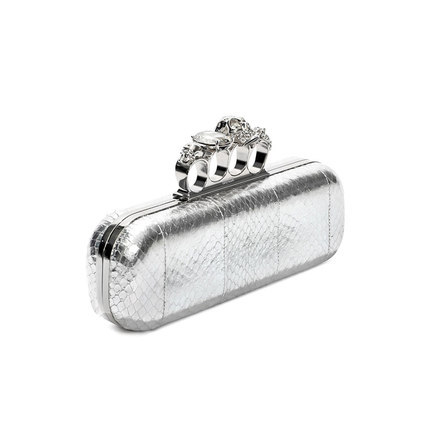 ALEXANDER MCQUEEN麦昆女包16春款水晶装饰手拿包229282LEM0I1409 ALEXANDER MCQUEEN麦昆女包16春款水晶装饰手拿包229282LEM0I1409