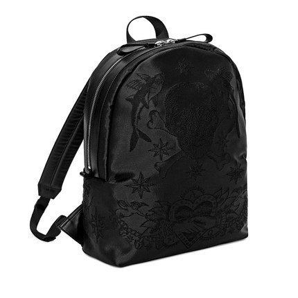 ALEXANDER MCQUEEN麦昆男包16春款骷髅印花拉链双肩包45288668hh