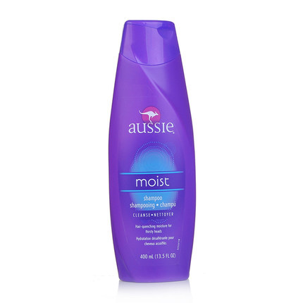 AUSSIE/袋鼠 保湿洗发水400ml 改善毛躁发质 烫染修复 独特香味