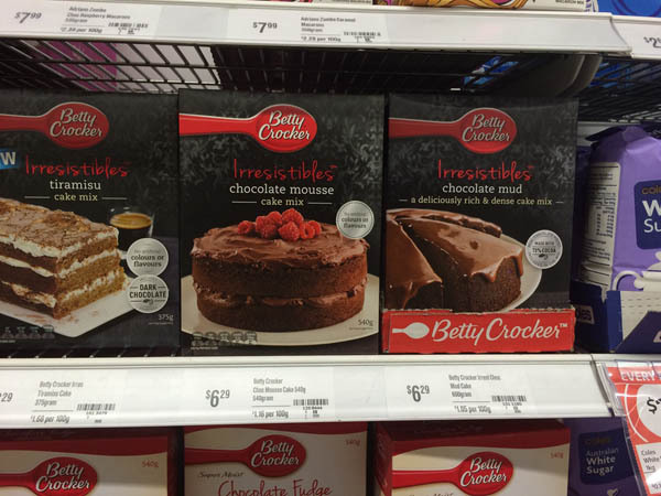 澳大利亚进口巧克力慕斯蛋糕-Betty Crocker巧克力慕斯蛋糕540g