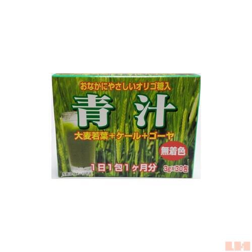 日本进口大麦若叶粉-HADARIKI 大麦若叶青汁粉末 3g*30袋 日本进口大麦若叶粉-HADARIKI 大麦若叶青汁粉末 3g*30袋