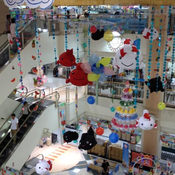 Photo taken at イオン 那覇ショッピングセンター by Mari I. on 7/4/2012-冲绳县那霸市金城5-10-2号 吉之岛超市 Photo taken at イオン 那覇ショッピングセンター by Mari I. on 7/4/2012