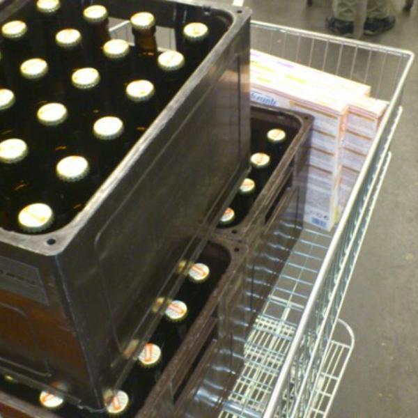 Photo taken at Colruyt by Mathieu T. on 6/29/2012