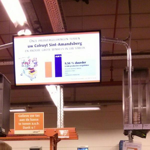 Photo taken at Colruyt by Jan V. on 11/21/2013