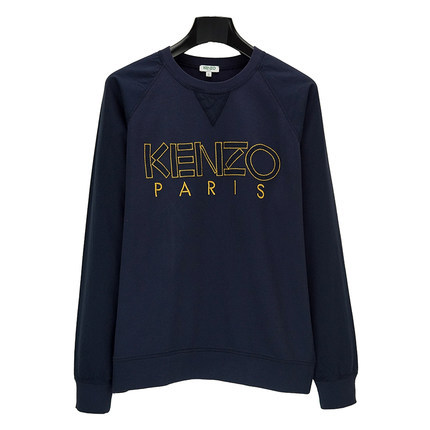 正品 KENZO 16春夏男士刺绣LOGO套头卫衣   4MC 5SW109 正品 KENZO 16春夏男士刺绣LOGO套头卫衣   4MC 5SW109