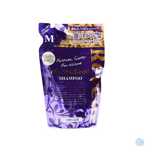 日本进口干性洗发水-Reveur干性洗发水 无硅洗发水(养润保湿)替换装 紫色 干性发质适用