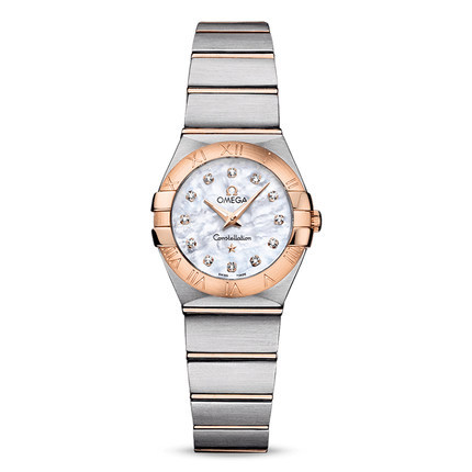 新品 全球联保 欧米茄星座系列手表 123.20.24.60.55.001石英女表