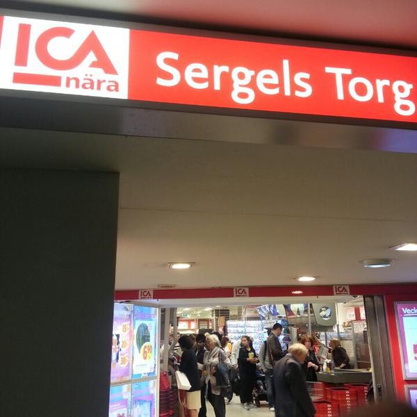 Photo taken at ICA Nära Sergels Torg by Narendra R. on 6/17/2013