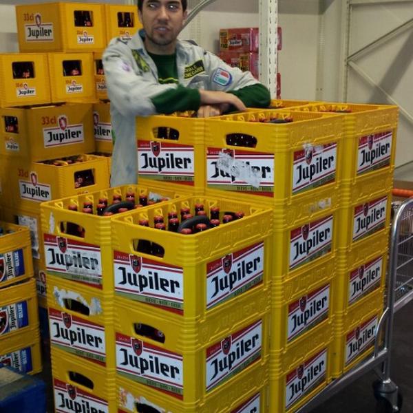 Photo taken at Colruyt by Maxim D. on 10/4/2014