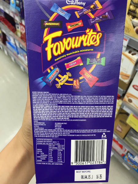 Cadbury Favourites 盒装巧克力