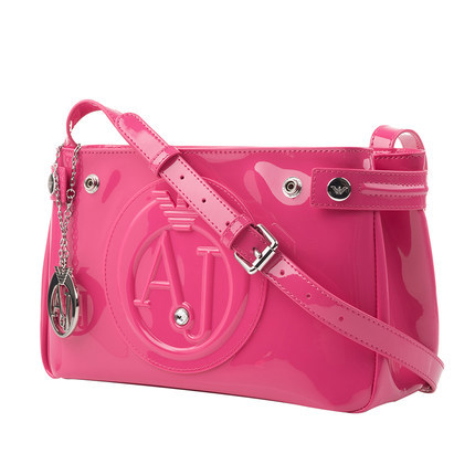 Armanijeans/阿玛尼女包 2016新品迷你单肩斜跨小包枚红色0529C55