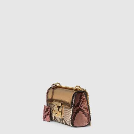 美国直邮 Gucci/古奇 gucci3039锁扣蛇纹单肩包女包小方包 美国直邮 Gucci/古奇 gucci3039锁扣蛇纹单肩包女包小方包