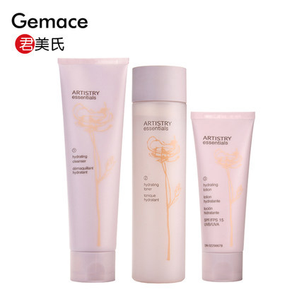 美国安利Artistry/雅姿滋润套装洁面乳/水/乳霜保湿补水护肤套装