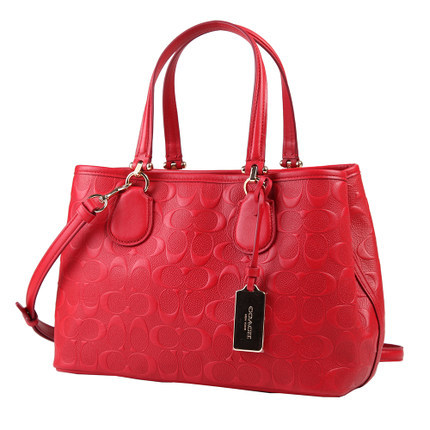 秒杀COACH/寇驰红色漆皮压花单肩包 时尚多背法斜跨手提女包34812 秒杀COACH/寇驰红色漆皮压花单肩包 时尚多背法斜跨手提女包34812