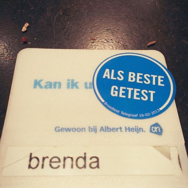 Photo taken at Albert Heijn by Brenda S. on 5/18/2013