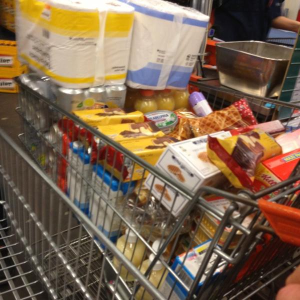 Photo taken at Colruyt by Adrien S. on 6/27/2013