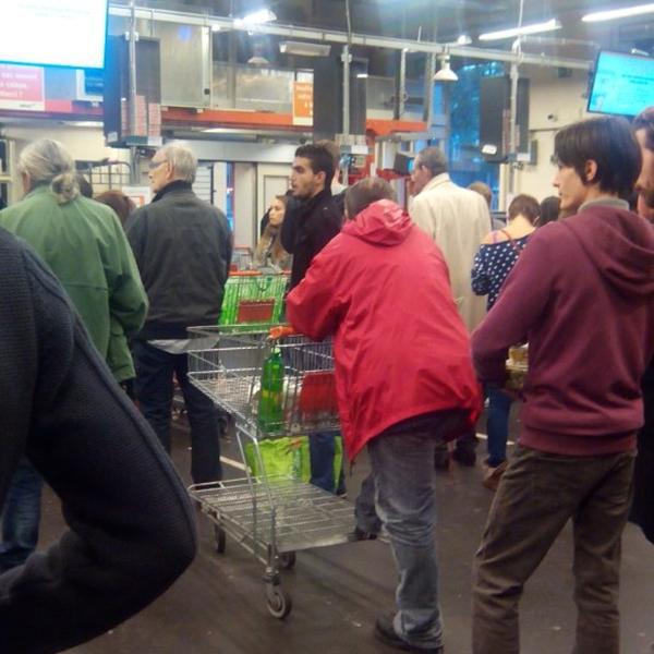 Photo taken at Colruyt by zadi m. on 10/21/2013