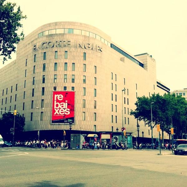 Photo taken at El Corte Inglés by Kate K. on 9/14/2011