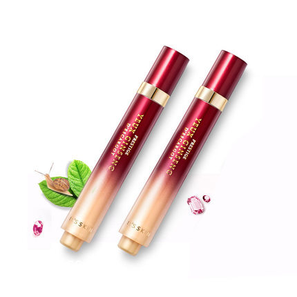 its skin伊思红参蜗牛眼霜滚珠精华去黑眼圈去眼袋保湿