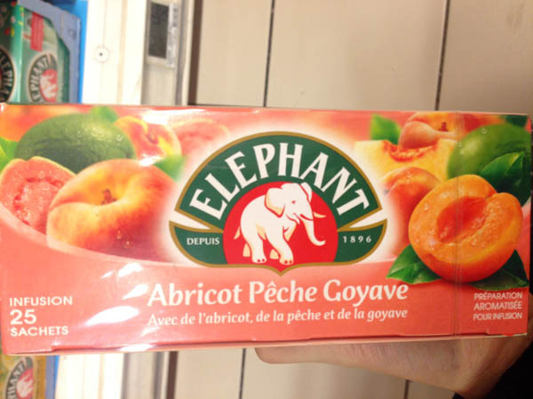 slephant水果茶杏仁味