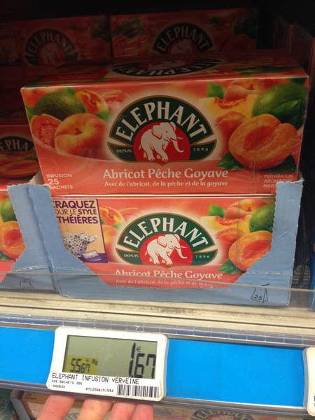 slephant水果茶杏仁味