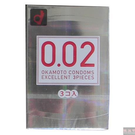【嗨淘吧】冈本0.02 超薄避孕套中号 3只装