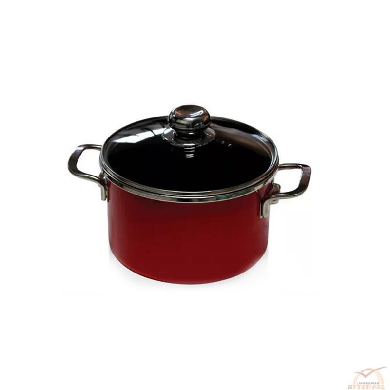 Miji 米技 瓷釉全能锅 UP20cm深锅(红色)