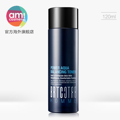 韩国BRTC碧尔缇希男士活力平衡保湿爽肤水120ml男士专用深层补水