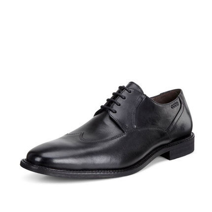爱步ecco 男鞋商务正装皮鞋真皮2016新款香港直邮670254