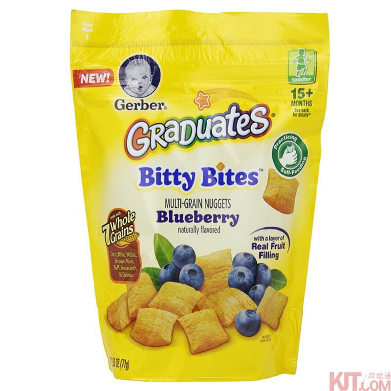 美国进口夹心小饼干-嘉宝谷物蓝莓夹心小饼干71g 美国进口夹心小饼干-嘉宝谷物蓝莓夹心小饼干71g