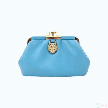 POURCHET 法国宝榭Bourses agneaux系列 零钱包 海蓝色 1405 POURCHET 法国宝榭Bourses agneaux系列 零钱包 海蓝色 1405