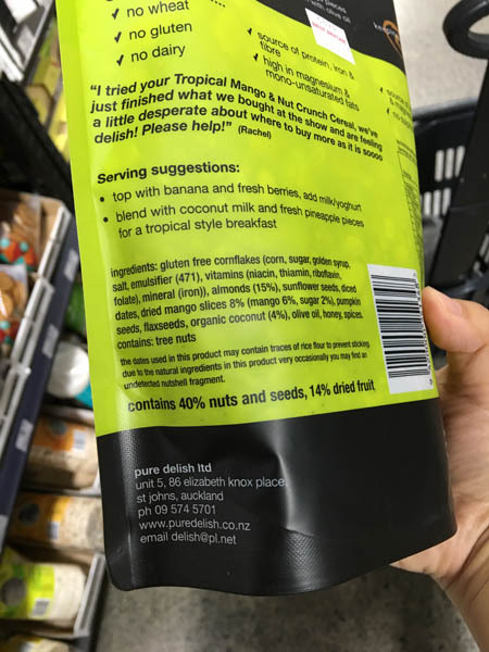 delish tropical manc nut crunch