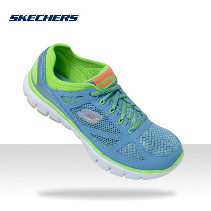 Skechers斯凯奇潮流女鞋 时尚撞色百搭轻便系带运动休闲鞋12128 Skechers斯凯奇潮流女鞋 时尚撞色百搭轻便系带运动休闲鞋12128