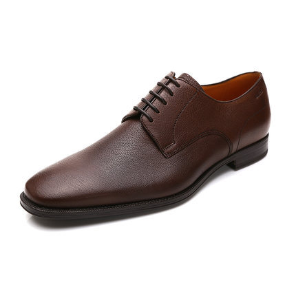 Bally/巴利正品男鞋男士商务时尚系带皮鞋真皮头层牛皮扁头正装鞋