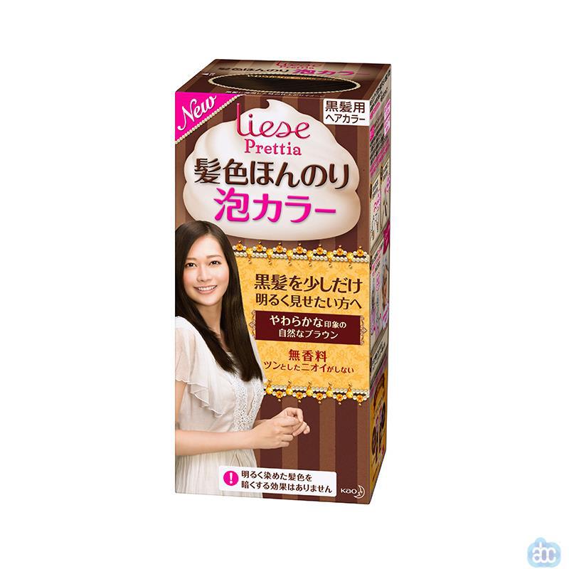 日本进口黑棕色染发膏-花王Prettia 泡沫染发膏 黑棕色 日本进口黑棕色染发膏-花王Prettia 泡沫染发膏 黑棕色