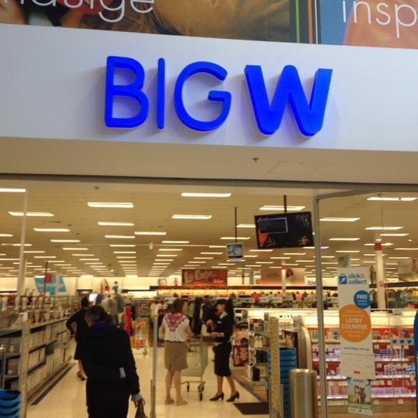 Photo taken at Big W by Marrin-Boyd A. on 9/11/2014