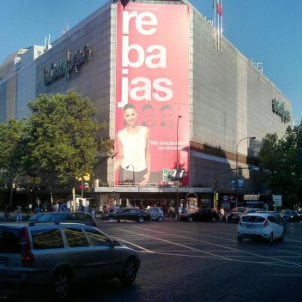 Photo taken at El Corte Inglés by Alex G. on 7/18/2012