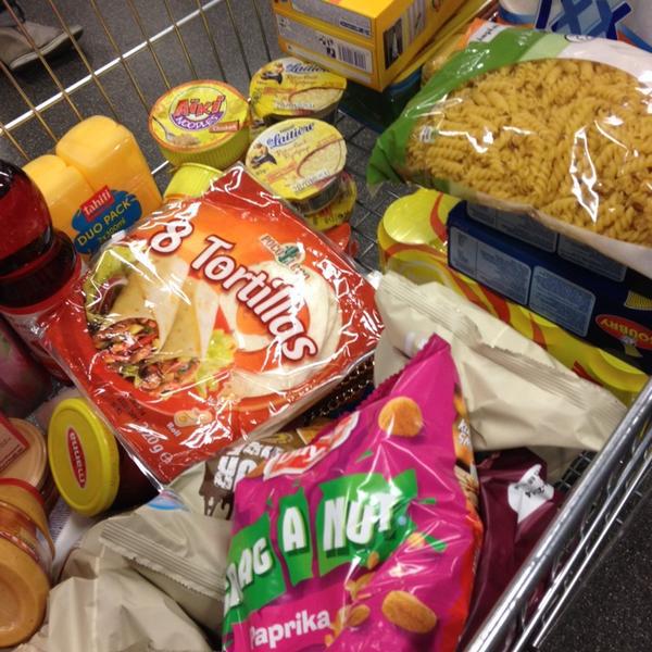 Photo taken at Colruyt by Sofie D. on 1/18/2014