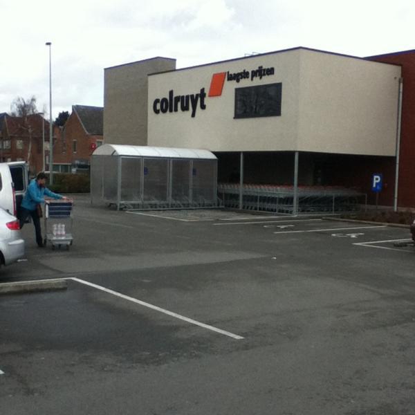 Photo taken at Colruyt by Arne R. on 4/12/2013