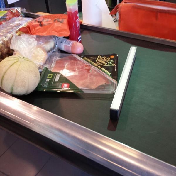 Photo taken at Proxy Delhaize by Grégory S. on 8/3/2013