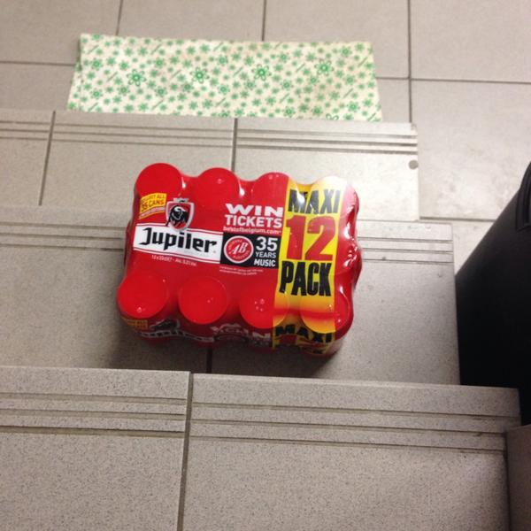 Photo taken at Proxy Delhaize by Antoine S. on 2/28/2015