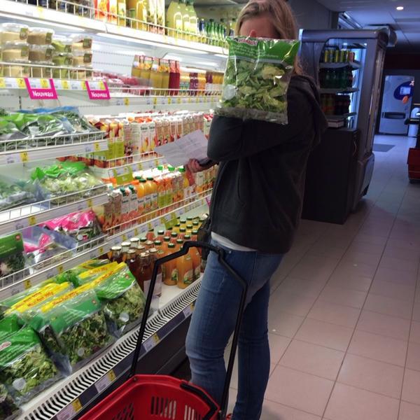 Photo taken at Proxy Delhaize by Marion G. on 3/7/2014