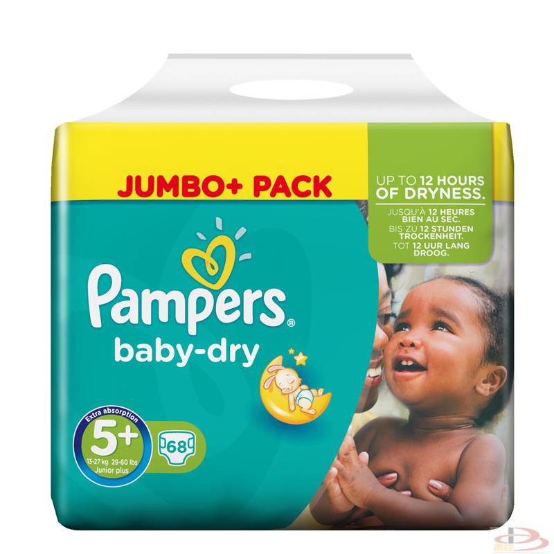 德国帮宝适Pampers纸尿裤绿帮5加号13-27kg68片 德国帮宝适Pampers纸尿裤绿帮5加号13-27kg68片